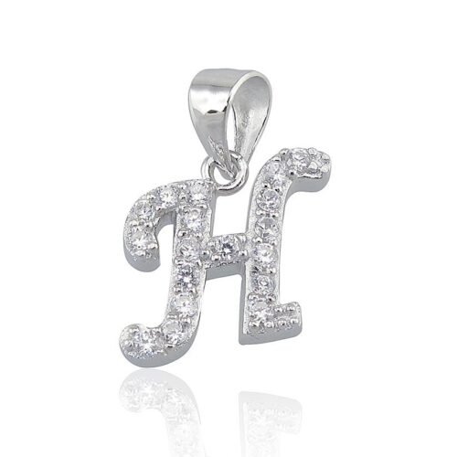 Silver Pendants Letters