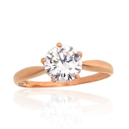 Gold ring with Zirkons