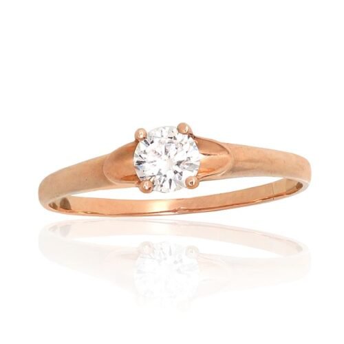 Gold ring with Zirkons