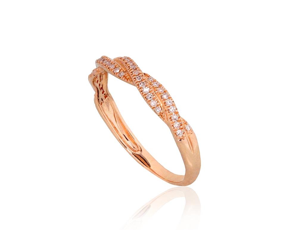 Gold ring with Diamonds - Image 2