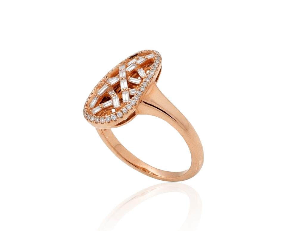 Gold ring with Diamonds - Image 2