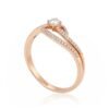 Gold ring with Diamonds - Image 2