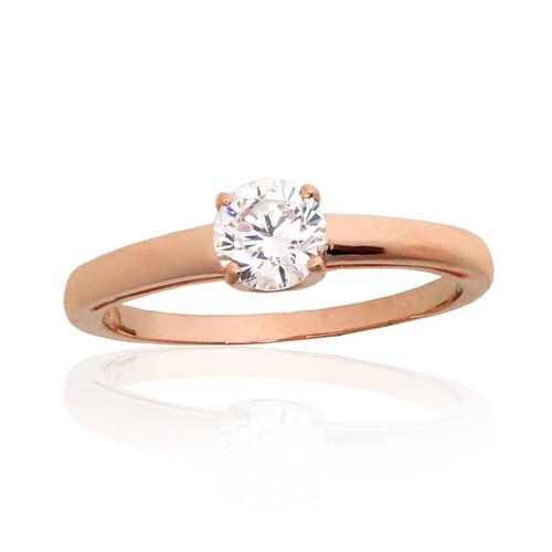 Gold ring with Zirkons