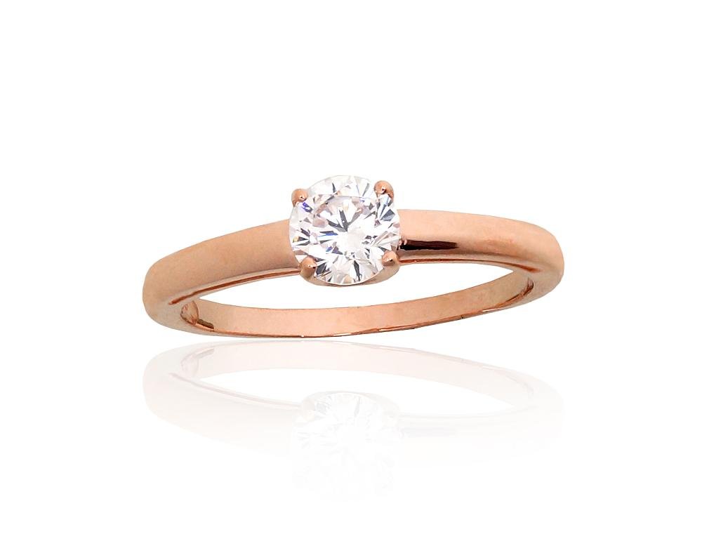 Gold ring with Zirkons