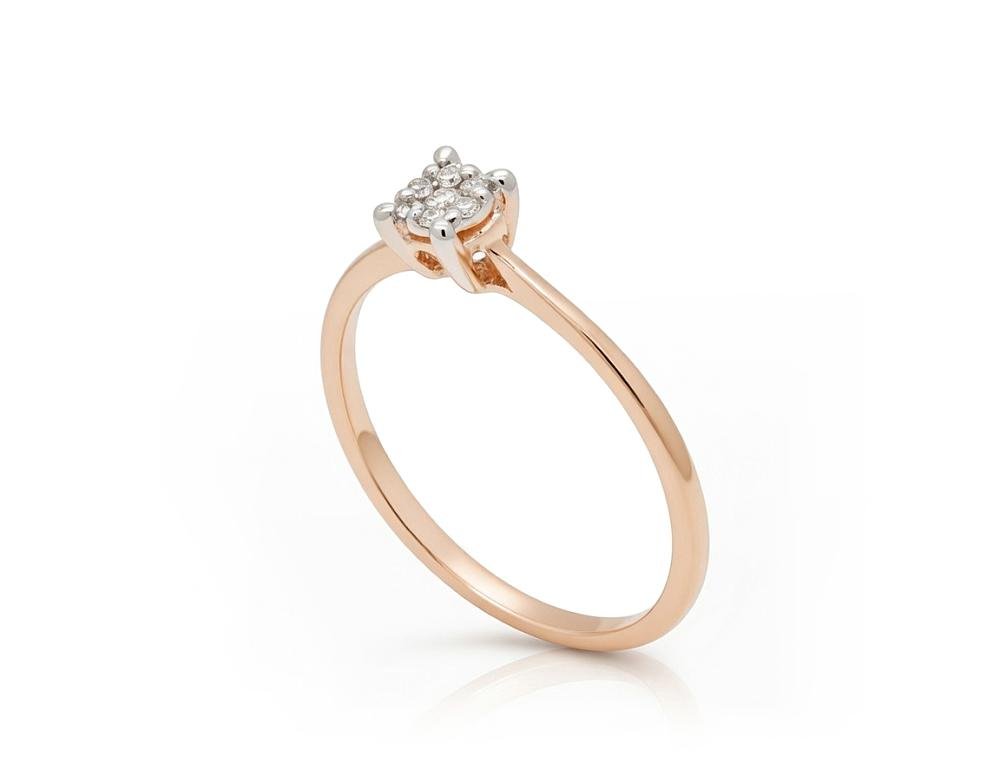 Gold ring with Diamonds - Image 2
