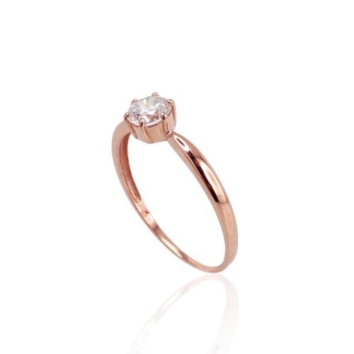 Alternative view of Gold ring with Zirkons