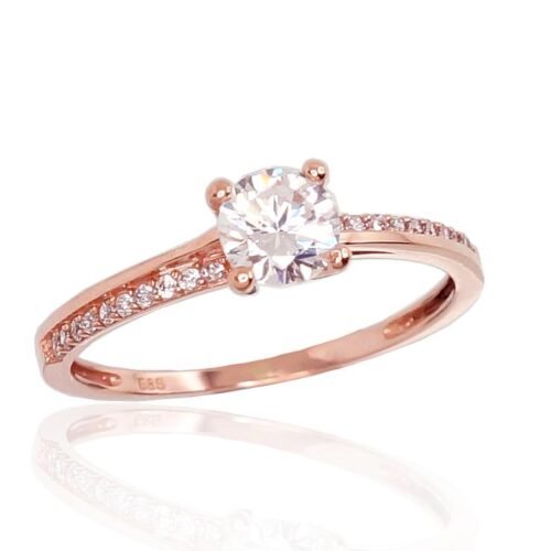 Gold ring with Zirkons