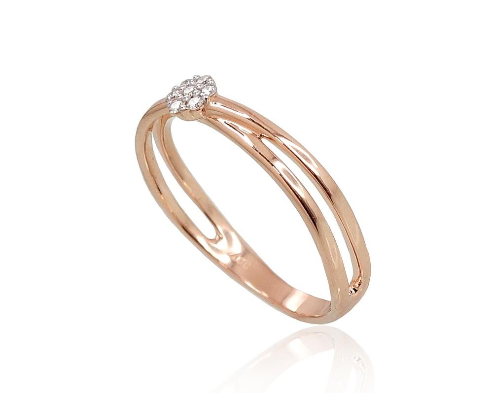 Gold ring with Diamonds - Image 2