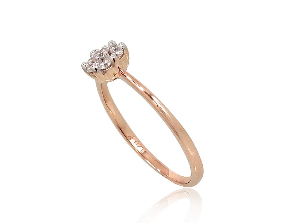 Gold ring with Diamonds - Image 2