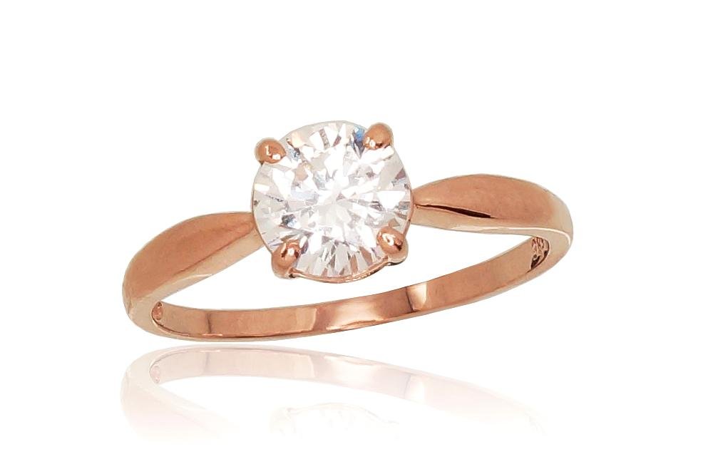 Gold ring with Zirkons
