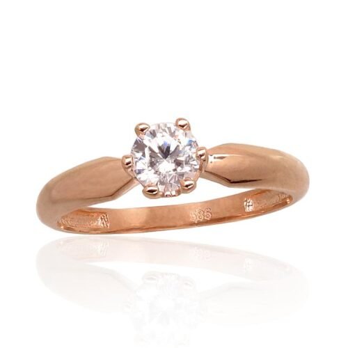Gold ring with Zirkons