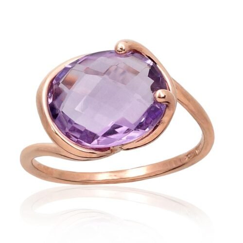 Gold ring with Amethyst