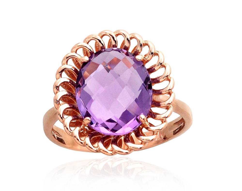 Gold ring with Amethyst