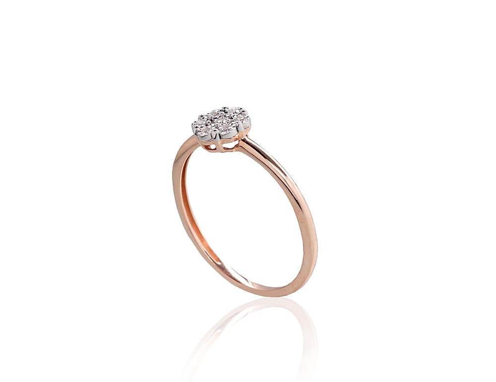Gold ring with Diamonds - Image 2