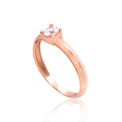 Alternative view of Gold ring with Zirkons