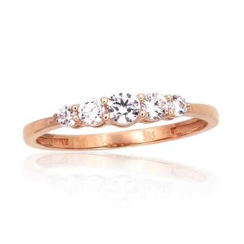 Gold ring with Zirkons
