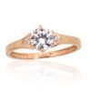 Gold ring with Zirkons