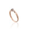 Gold ring with Diamonds , Sapphire - Image 2