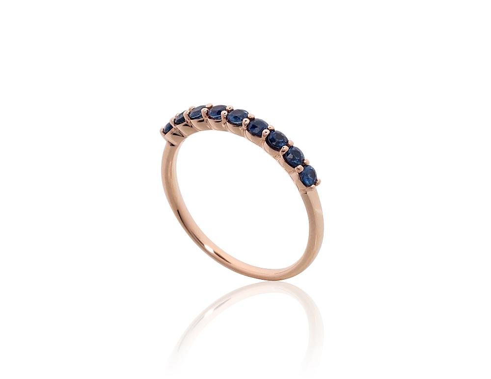 Gold ring with Sapphire - Image 2
