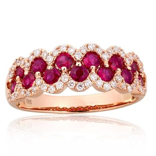 Gold Rings With precious stones