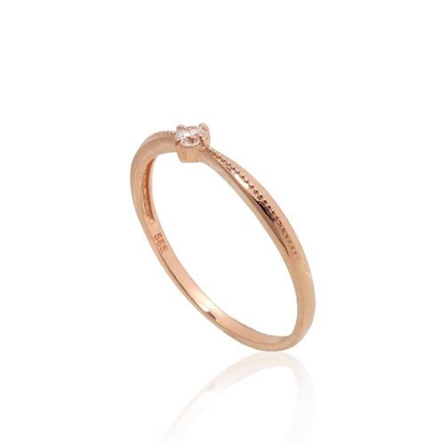 Alternative view of Gold ring with Zirkons