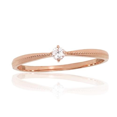 Gold ring with Zirkons