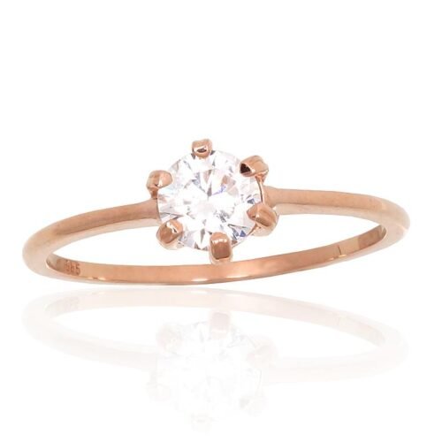 Gold ring with Zirkons