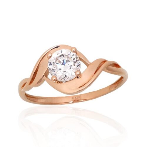 Gold ring with Zirkons