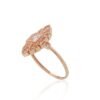 Gold ring with Zirkons - Image 2