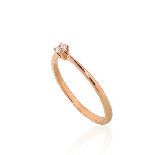 Alternative view of Gold ring with Diamonds