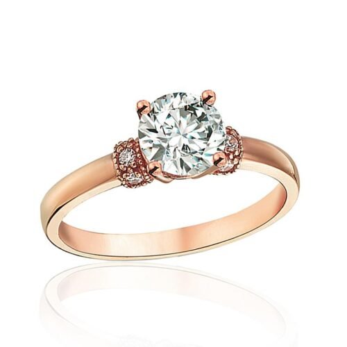 Gold ring with Zirkons