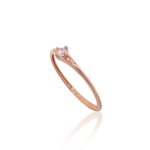 Alternative view of Gold ring with Zirkons