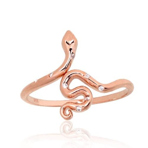 Gold ring with Zirkons