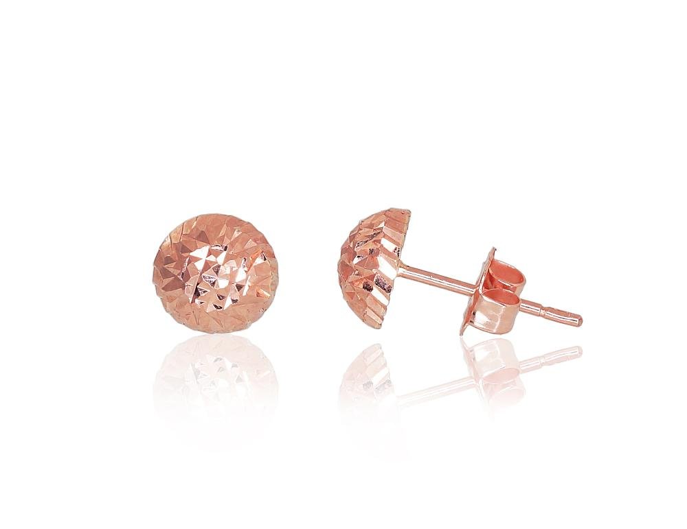 Gold classic studs earrings