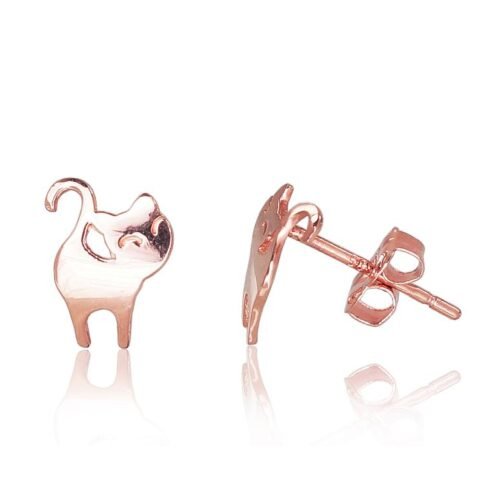 Gold classic studs earrings