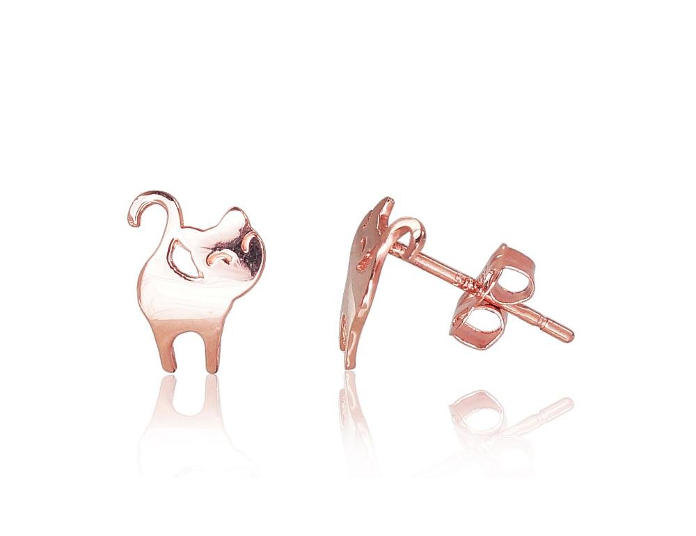 Gold classic studs earrings