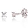 Gold classic studs earrings with Diamonds