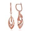 Gold earrings collection – 585 gold earrings with zirconia for women