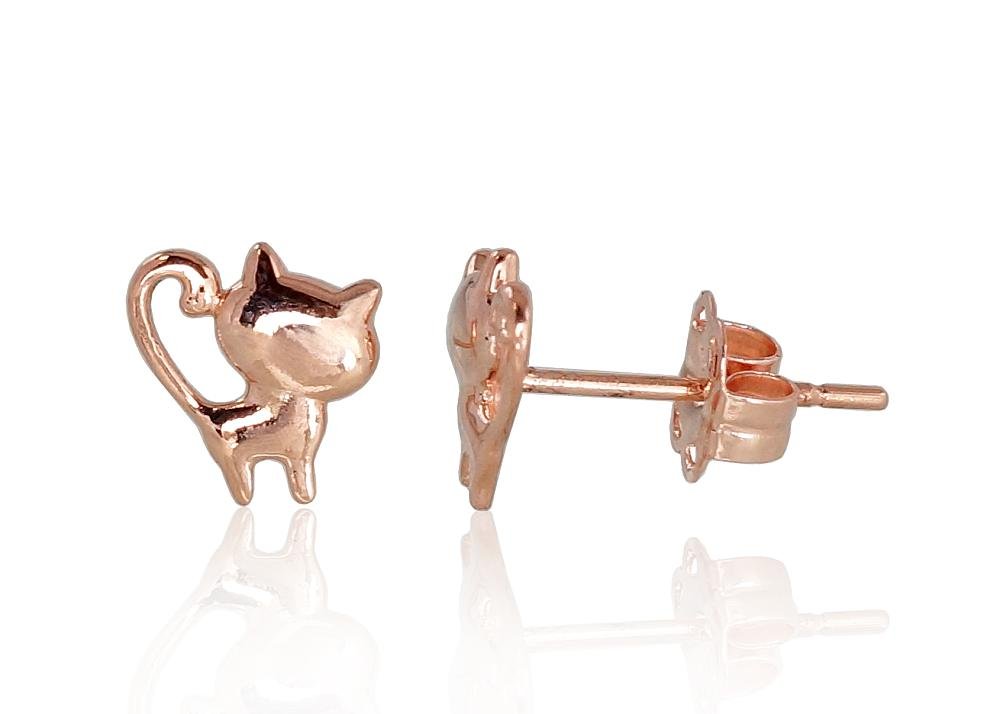 Gold classic studs earrings