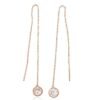 585 gold threader earrings – long chain earrings for women