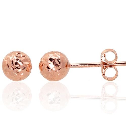 Gold classic studs earrings