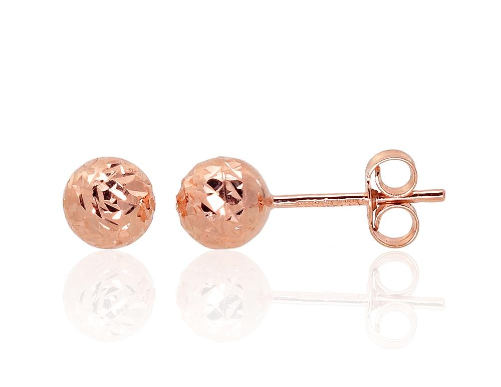 Gold classic studs earrings