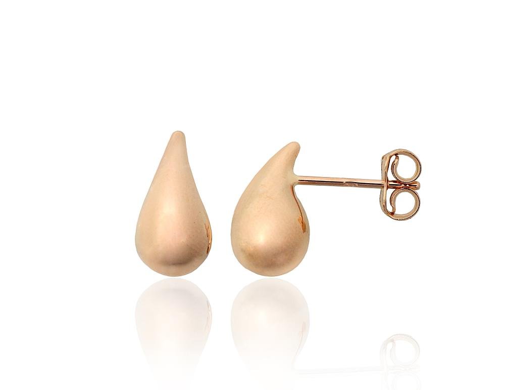 Gold classic studs earrings