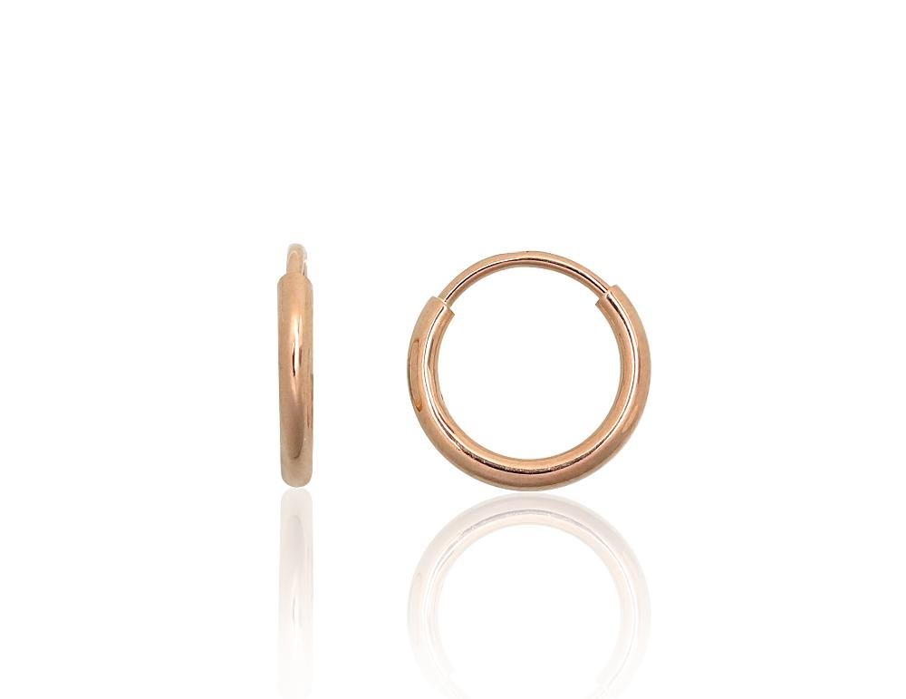 585 gold hoop earrings – classic small gold hoop earrings for women