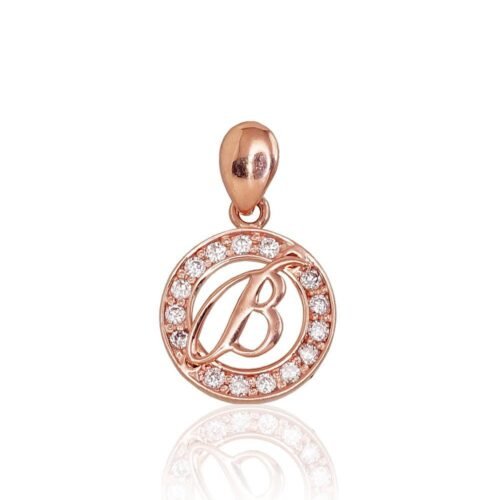Gold pendant with Zirkons