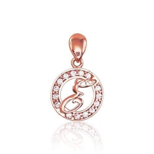 Gold pendant with Zirkons
