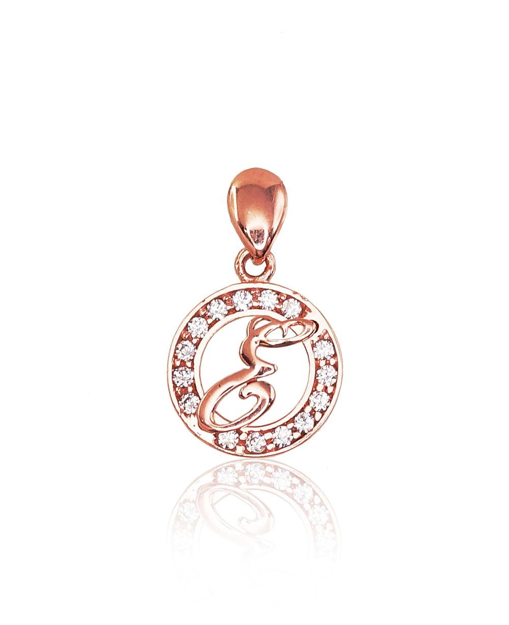 Gold pendant with Zirkons