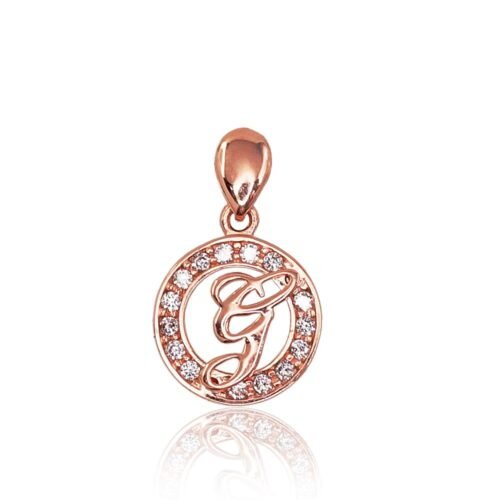 Gold pendant with Zirkons
