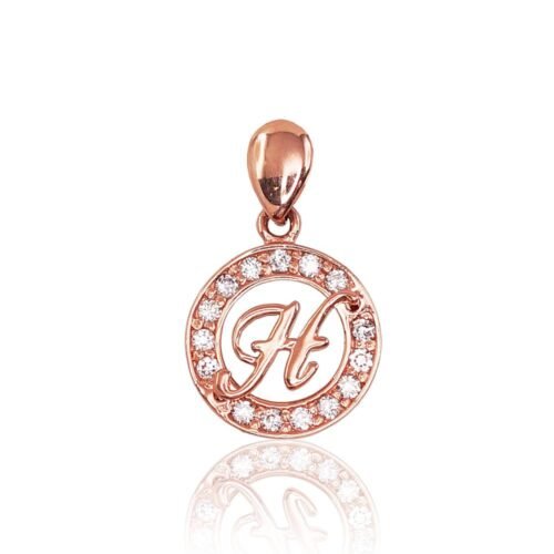 Gold pendant with Zirkons