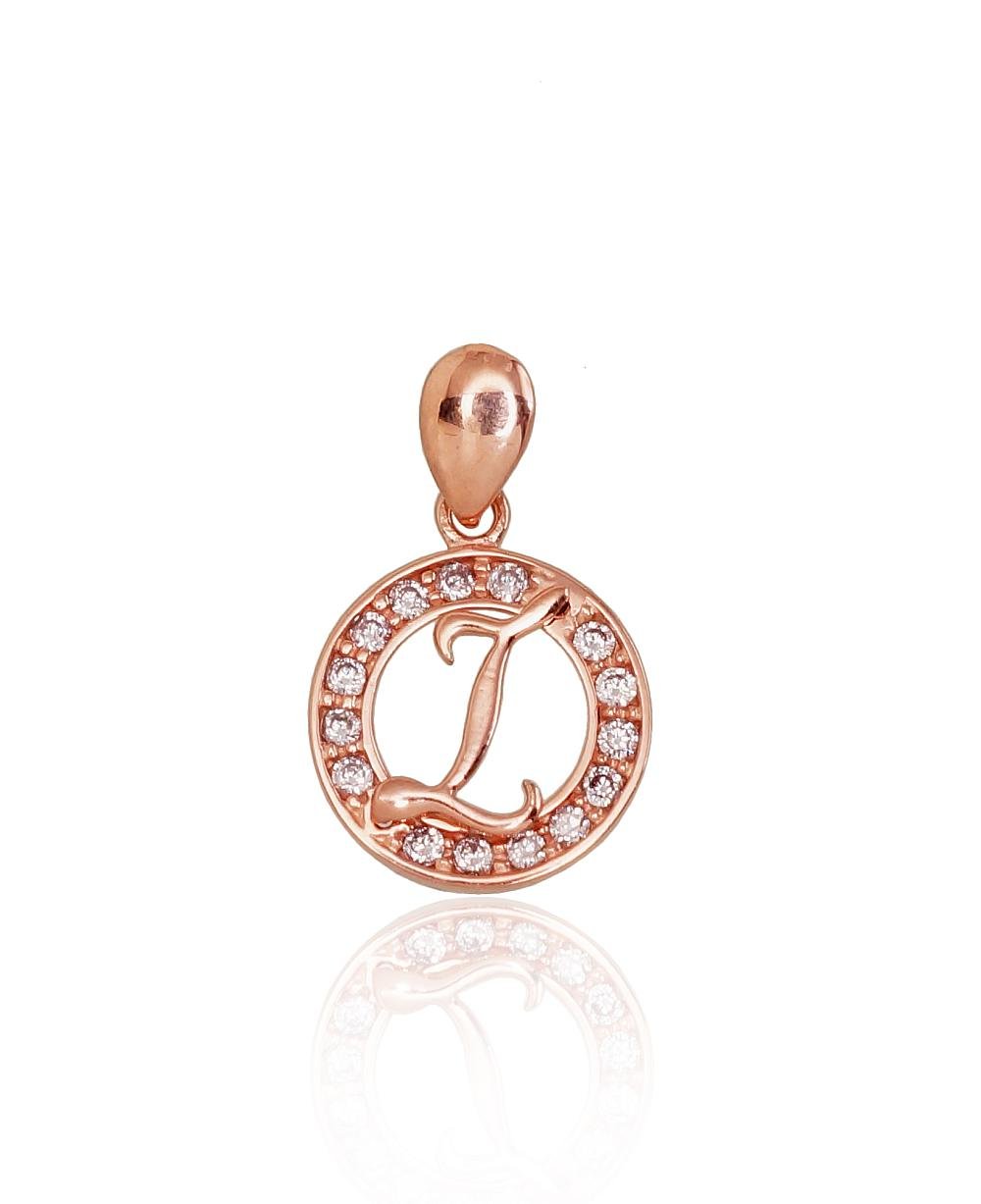 Gold pendant with Zirkons